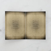 Steampunk機飛んでいる械グリーティングカード カード (内部)