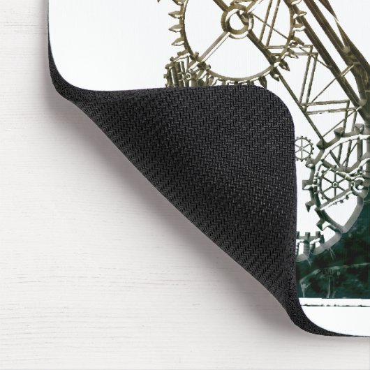 Steampunk猫のmousepad マウスパッド (コーナー)