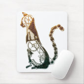 Steampunk猫のmousepad マウスパッド (マウス)