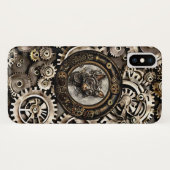 Steampunk猫ゴーグルを着て – iPhone Xケース Case-Mate iPhoneケース (裏面(横))