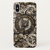 Steampunk猫ゴーグルを着て – iPhone Xケース Case-Mate iPhoneケース (裏面)