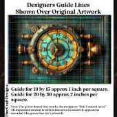 Steampunk真鍮ビクトリアン時計CZ2デコページ 薄葉紙