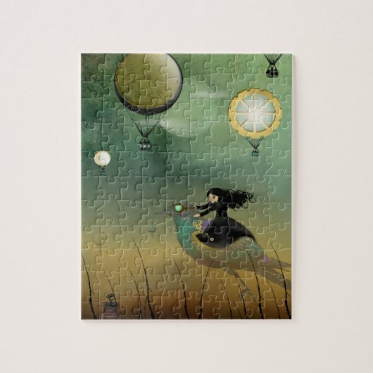 Steampunk飛行パズル ジグソーパズル (縦)