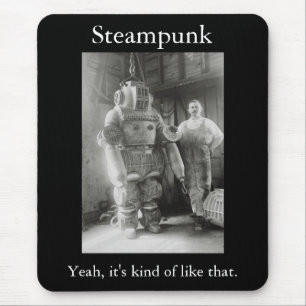 Steampunk: ええ、それはのようちょっとです マウスパッド