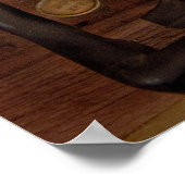 Steampunk – ただの普通のタイプライター ポスター (角)