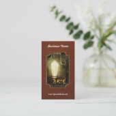 Steampunk -アルファベット電球のため-はLです 名刺 (スタンド正面)