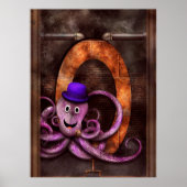 Steampunk – アルファベット – O is for Octopus ポスター (正面)