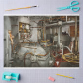 Steampunk -エンジンルーム内 薄葉紙 (クラフト)