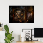 Steampunk – コントロールルーム ポスター (ホームオフィス)