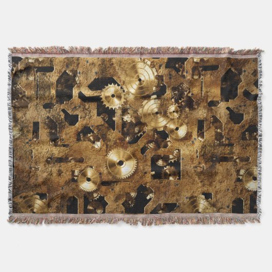 Steampunk スローブランケット (正面)