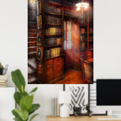 Steampunk – セミプライベート勉強 ポスター (ホームオフィス)