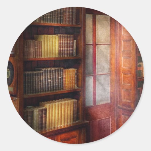 Steampunk – セミプライベート勉強 ラウンドシール (正面)