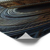 Steampunk、タイムマシン、時間/宇宙/連続体002X ポスター (角)