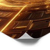 Steampunk、タイムマシン、時間/宇宙/連続体003X ポスター (角)