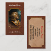 Steampunk -ダイビング-ダイビングのヘルメット 名刺 (正面/裏面)