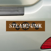 Steampunk バンパーステッカー (車上)