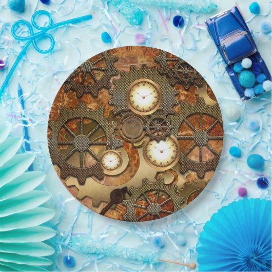 Steampunk ペーパープレート (パーティー)