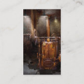 Steampunk -モダンな家に動力を与えること 名刺 (裏面)