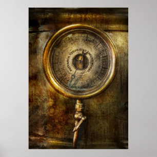 Steampunk – 圧力計 ポスター