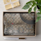 Steampunk、時計およびギア 薄葉紙 (ギフト)