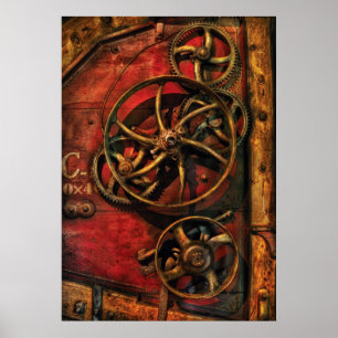 Steampunk – 時計製造 ポスター