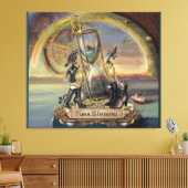 Steampunk – 時間の錯覚 キャンバスプリント (インサイチュ (リビング))