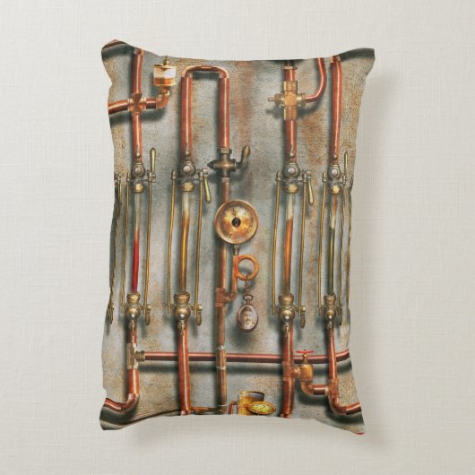 Steampunk – 潤滑マニホールド アクセントクッション (裏面(縦))