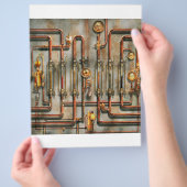 Steampunk -潤滑マニホールド チラシ (手)