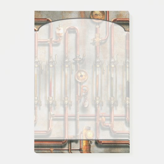 Steampunk – 潤滑マニホールド ポストイット (正面)