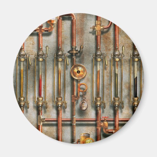 Steampunk – 潤滑マニホールド マグネット (正面)
