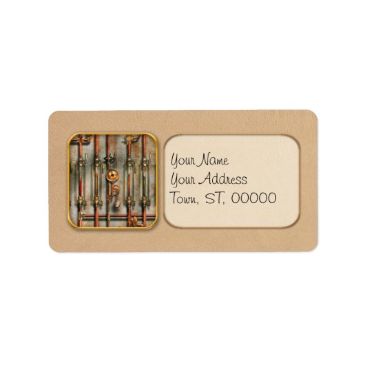 Steampunk – 潤滑マニホールド ラベル (正面)