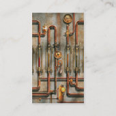 Steampunk – 潤滑マニホールド 名刺 (裏面)