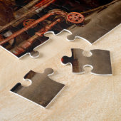 Steampunk -空想的な考え ジグソーパズル (側面)