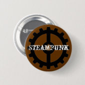 Steampunk 缶バッジ (正面&裏面)