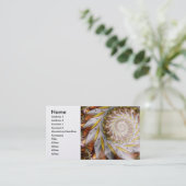 Steampunk -螺線形-時間のアイリス 名刺 (スタンド正面)