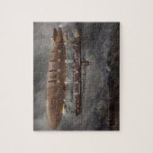 Steampunk -軟式小型飛行船-飛行船Maximus ジグソーパズル (縦)