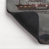 Steampunk -軟式小型飛行船-飛行船Maximus マウスパッド (コーナー)