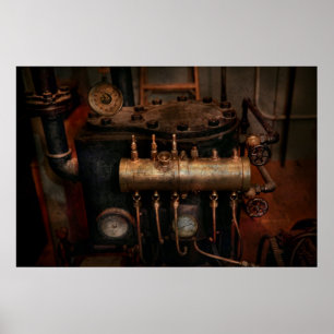 Steampunk – 配管 – バルブマトリックス ポスター