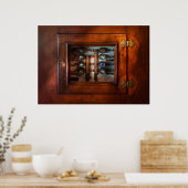 Steampunk – 電気 – ヒューズパネル ポスター (キッチン)