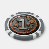 Steampunk $1トランプのポーカーチップ:メカニカルベット ポーカーチップ (シングル)