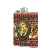 Steampunk 4 Flaskのオ包まれたプション フラスク (左)