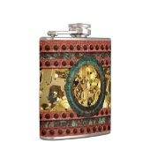 Steampunk 4 Flaskのオ包まれたプション フラスク (右)