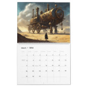 Steampunk Adventures Calendar カレンダー (3月 2026)