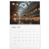 Steampunk Adventures Calendar カレンダー (2月 2027)