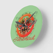 Steampunk Aeronaut, Himmelsmechanik ラウンド壁時計 (傾斜)