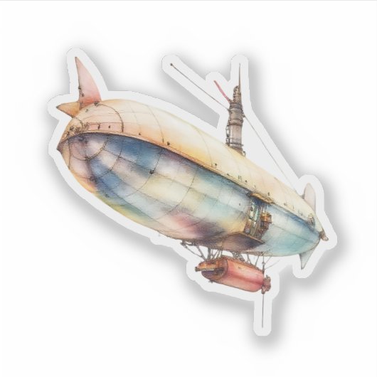 Steampunk Airship シール (正面)