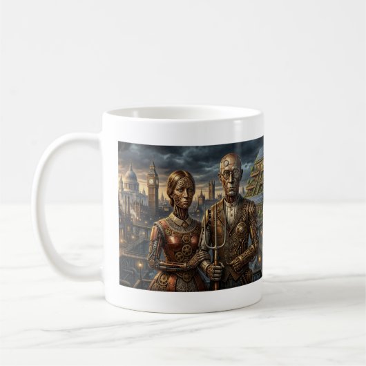 Steampunk American Gothic: Lodon Mug コーヒーマグカップ (左)