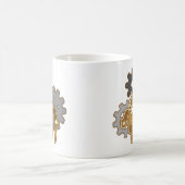 Steampunk Android コーヒーマグカップ (中央)