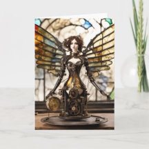 Steampunk Angel混合メディア空白の内部