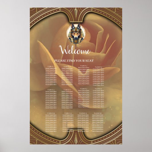 Steampunk Anubis Fox Portrait  ポスター (正面)